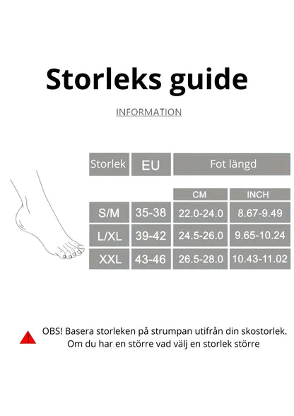 Kompressionstrumpa Upplev ett liv utan smärta